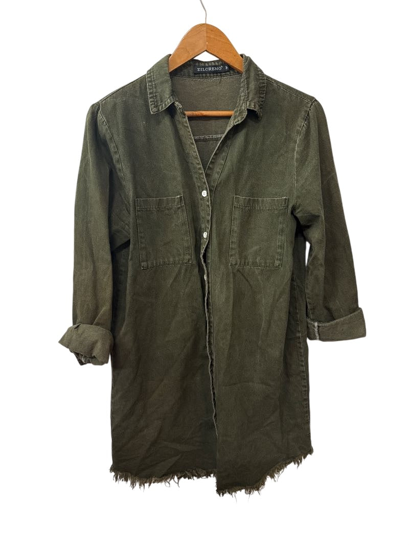 Zilcremo Button-Up Shirt Dress Dresses