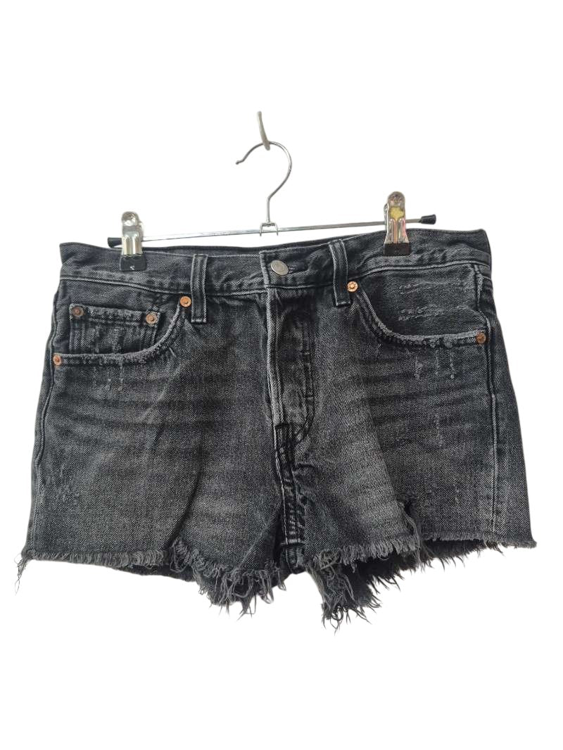 Levis Frayed Denim Shorts
