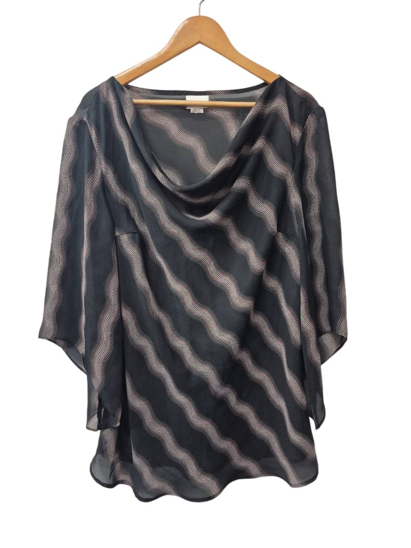 Fashion Bug Vintage Wave Blouse Vintage