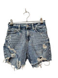 No Boundaries Distressed Denim Shorts