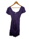 Just Cruisiay Lace-Up Boho Dresses