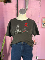 Gray/Red "Frog" Graphic Tee, 2X