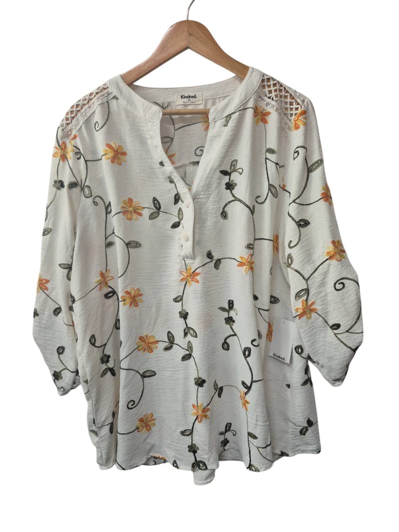 Kindred Floral Tunic Long Sleeves