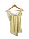 SHEIN Gingham Romper Dresses