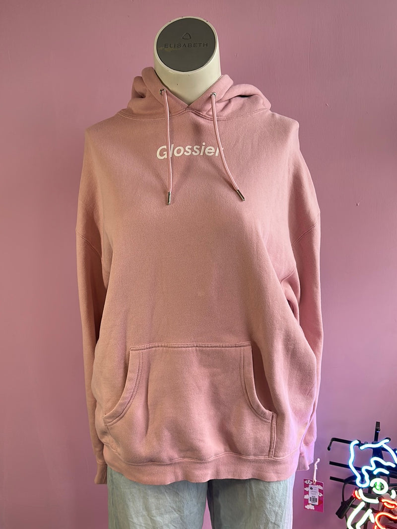 Pink Glossier Hoodie, XL