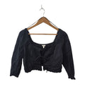 Self E Tie Front Long Sleeves