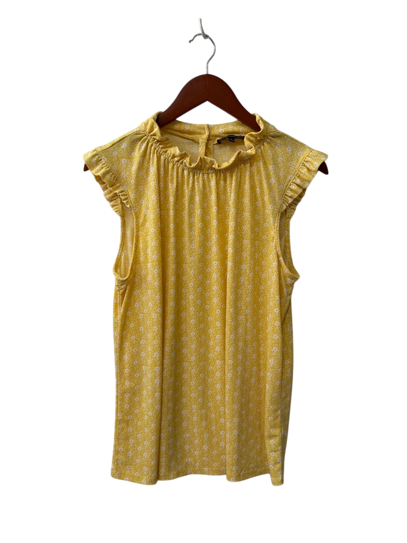 Adrianna Papell Ruffled Sleeveless Tanks