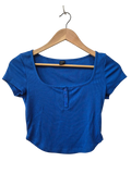 Shein Scoop Neck Short Sleeves