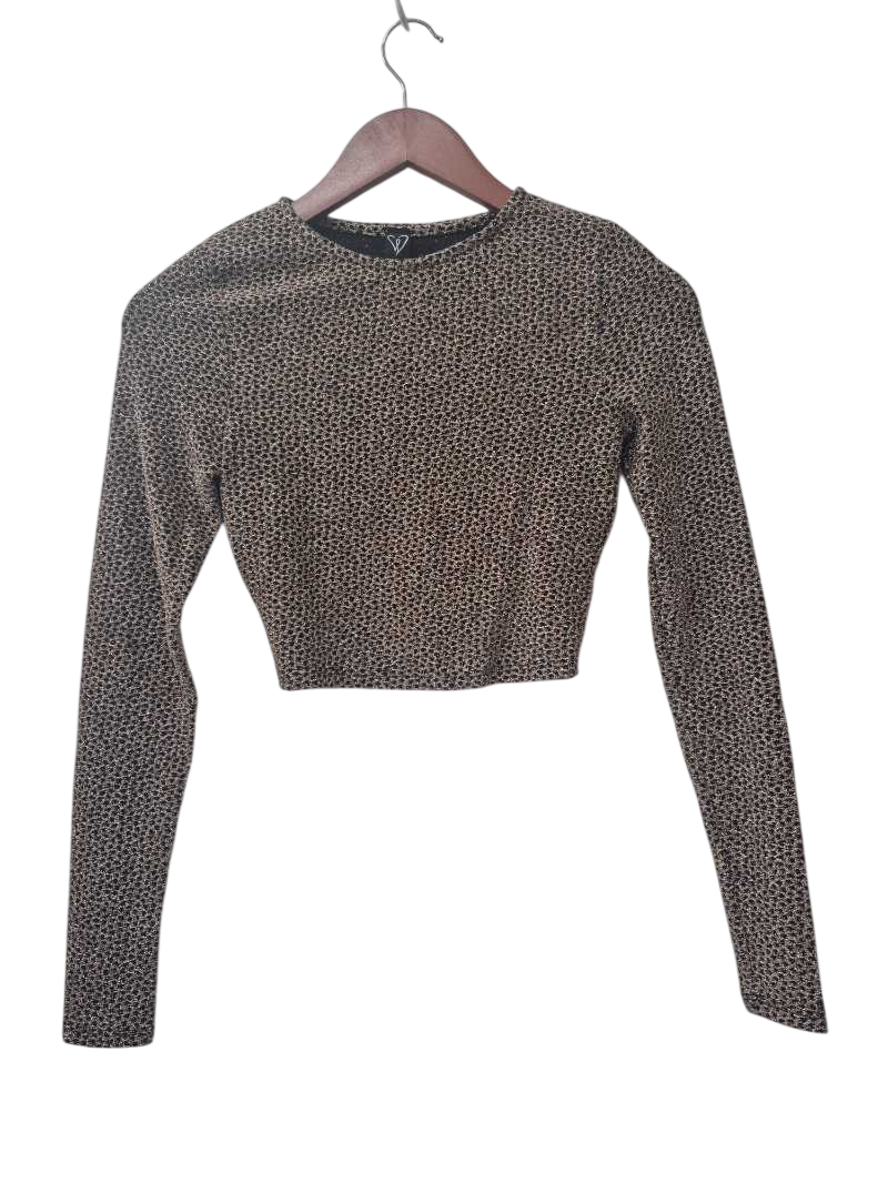 Windsor Cropped Top Long Sleeves