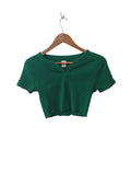 BDG Cropped Henley Short Sleeves