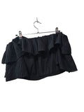 Ruffled Off-Shoulder Short Sleeves