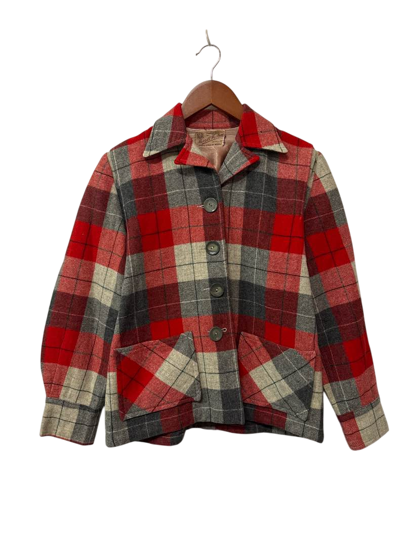 Merrill Woolen Vintage Plaid Jacket Vintage