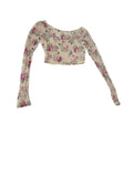 Aberceombie & Fitch Floral Off-Shoulder Long Sleeves