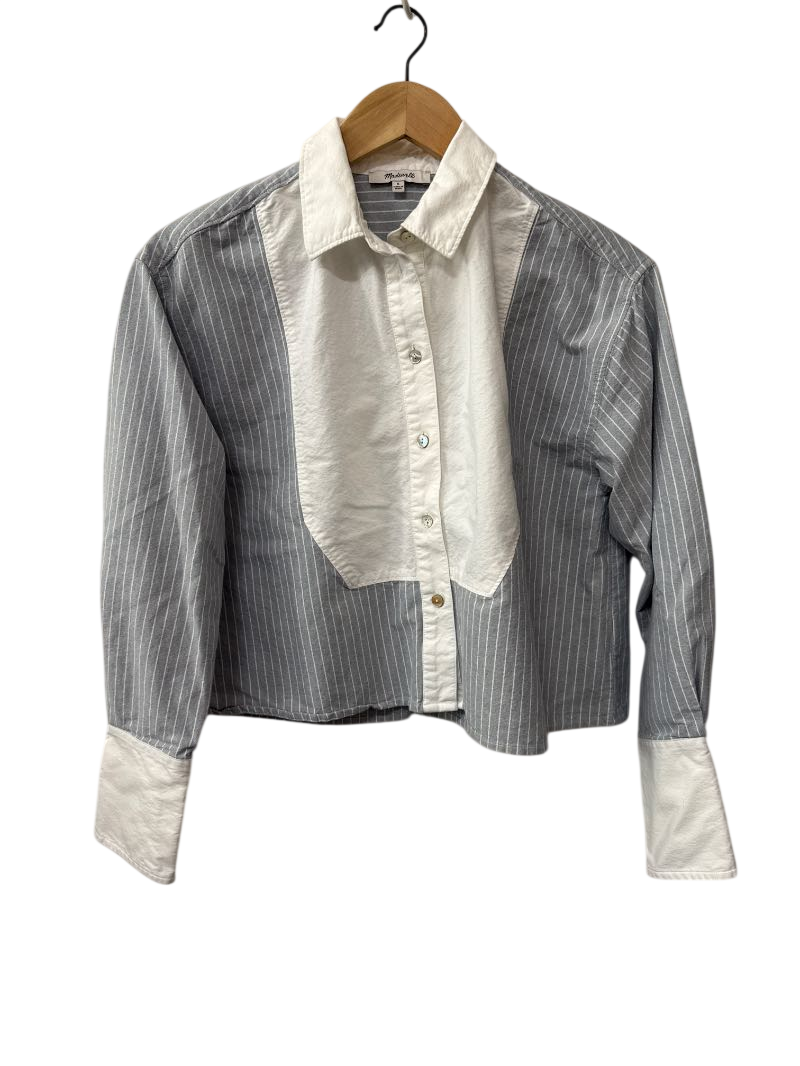 Madewell Colorblock Button-Up Long Sleeves