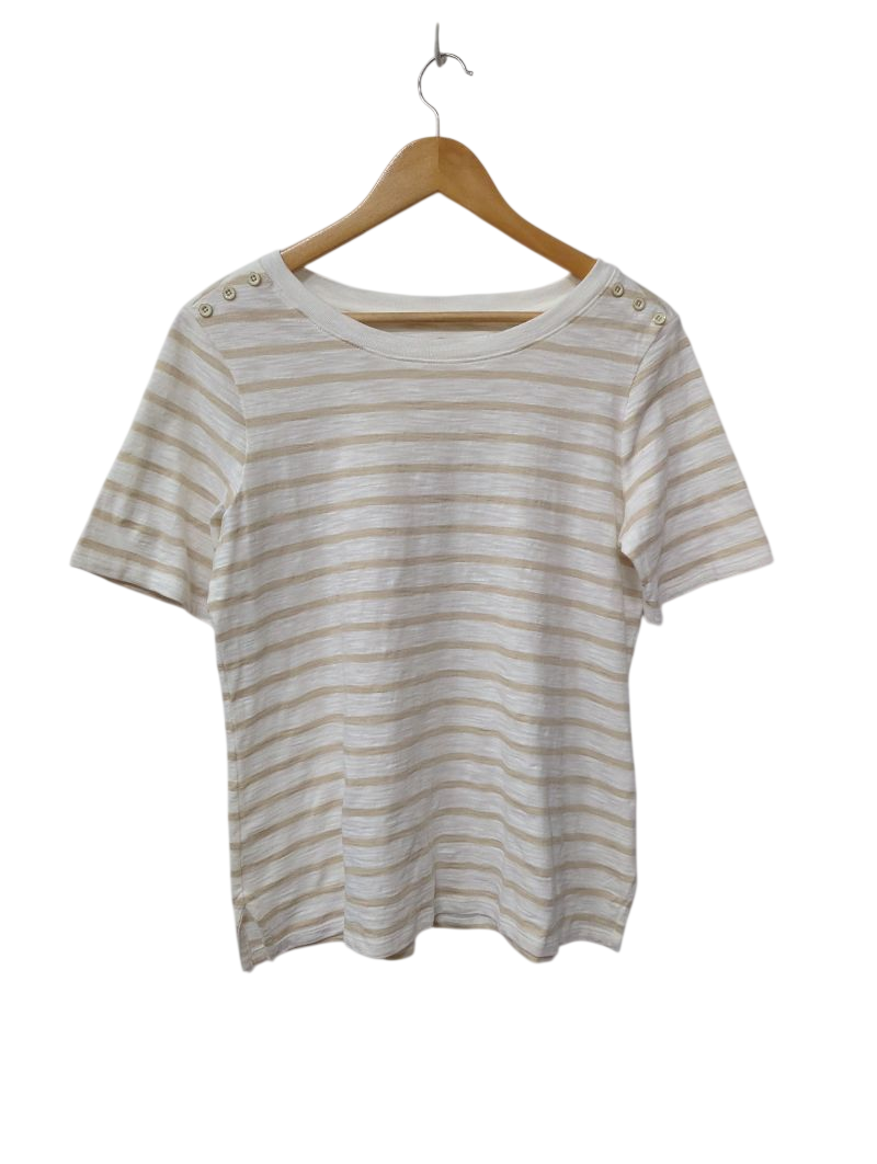 Spartina Striped Crew Neck Short Sleeves