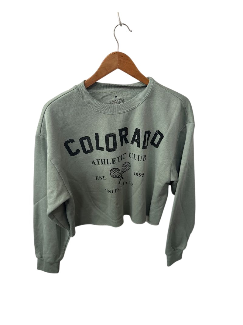 Goodie Two Sleeves Cropped Sweatshirt Long Sleeves