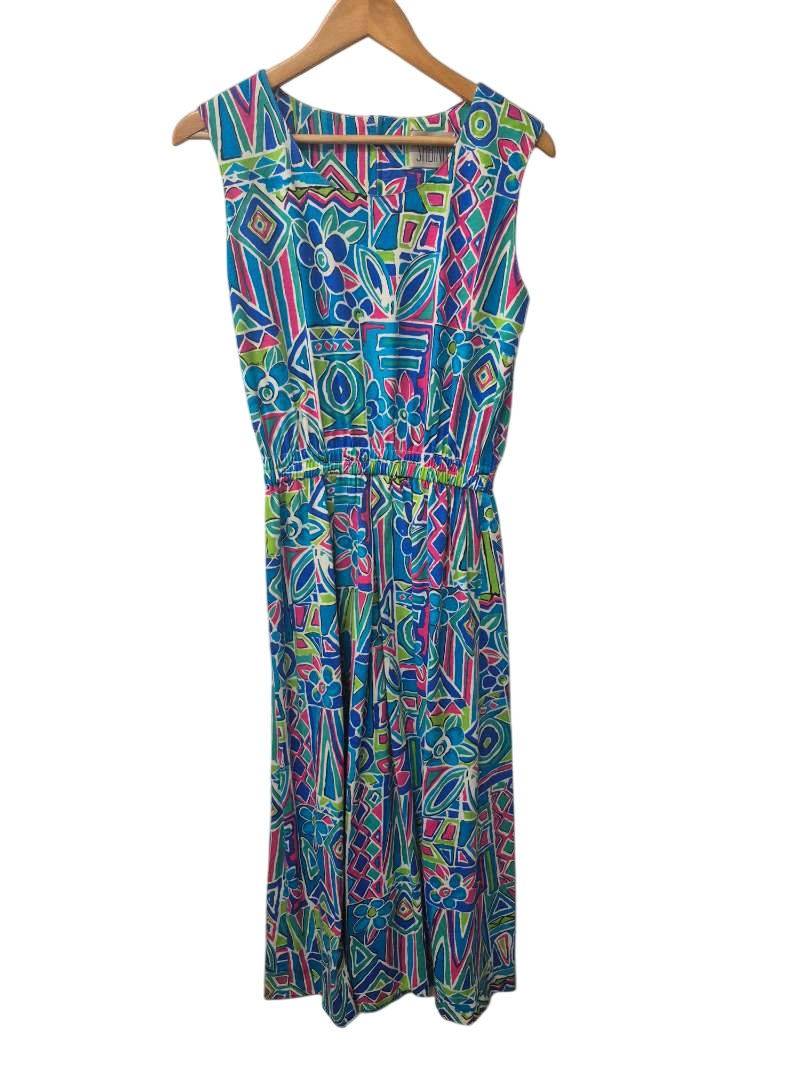 Sabino Vintage Patterned Dress Vintage