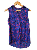 Massini Sleeveless Button-Up Tanks
