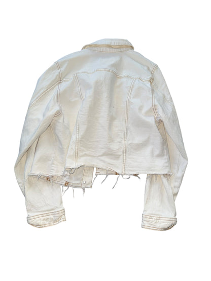 White Universal Thread Denim Jacket, M
