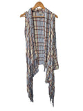 Miami Fringed Open Vest Tanks