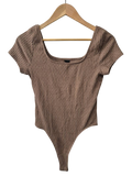 Wild Fable Ribbed Bodysuit Short Sleeves