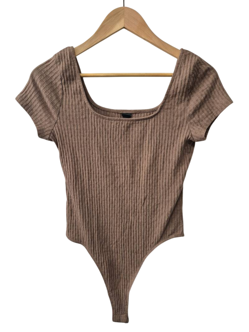 Wild Fable Ribbed Bodysuit Short Sleeves
