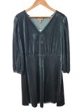 Style & Co V-Neck Velvet Dresses
