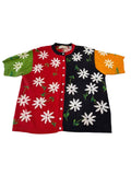 Marisa Christina Floral Button-Up Sweaters
