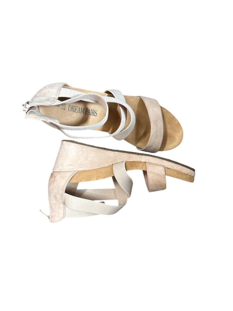 Dream Paris Strappy Block Heel Sandals