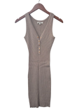 Love Tree Ribbed Buttoned Dresses