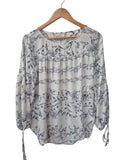 Loft Floral Blouse Long Sleeves