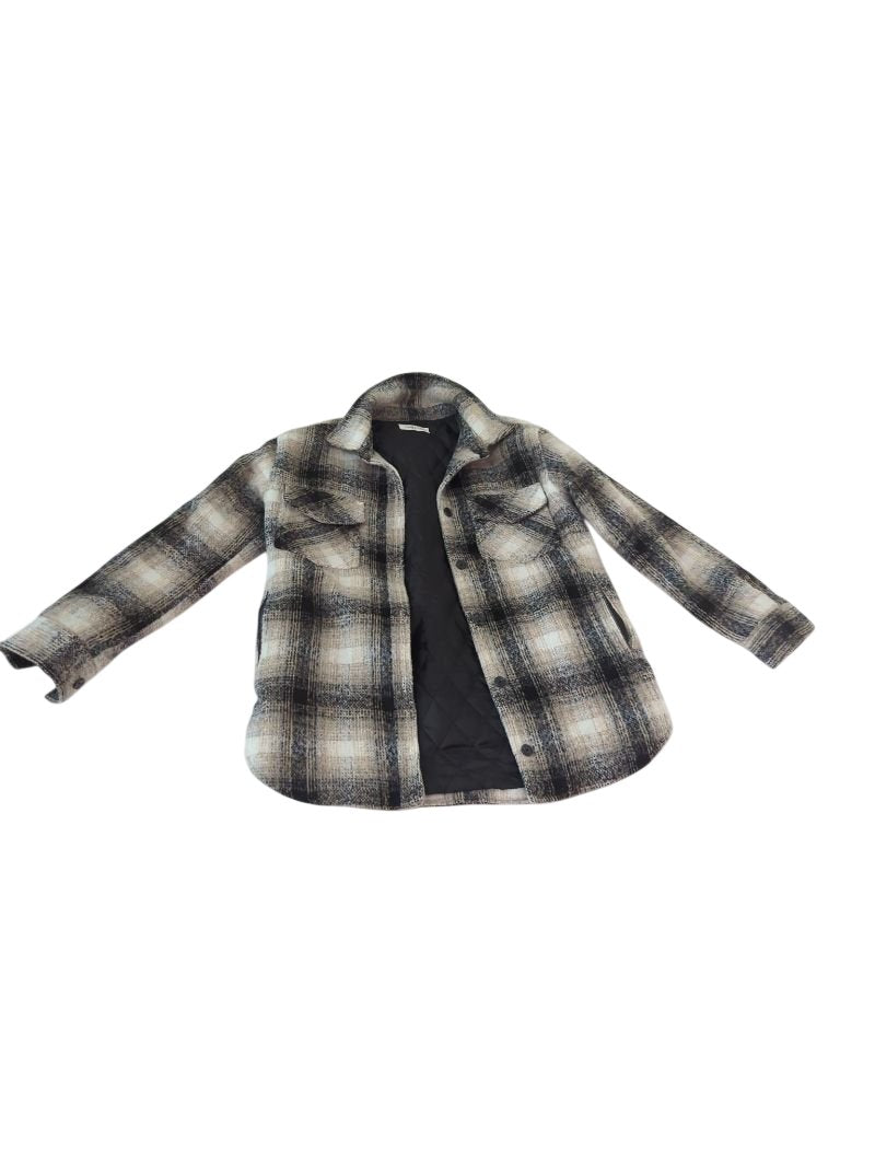 Carly Jean Plaid Shacket Outerwear
