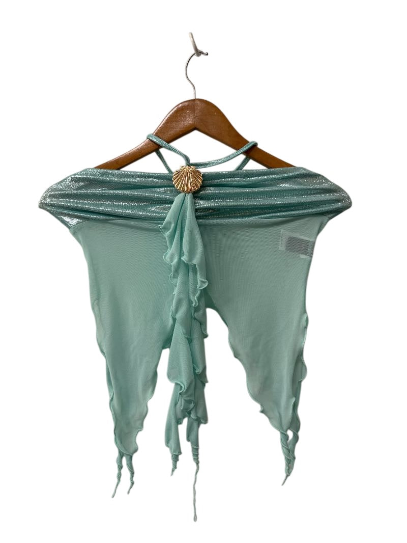 Romwe Halter Drape Tanks