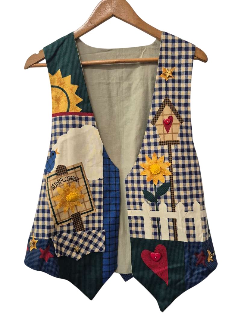Patchwork Vest Vintage