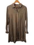 Mystery  Long Sleeve Shirt Dress Dresses