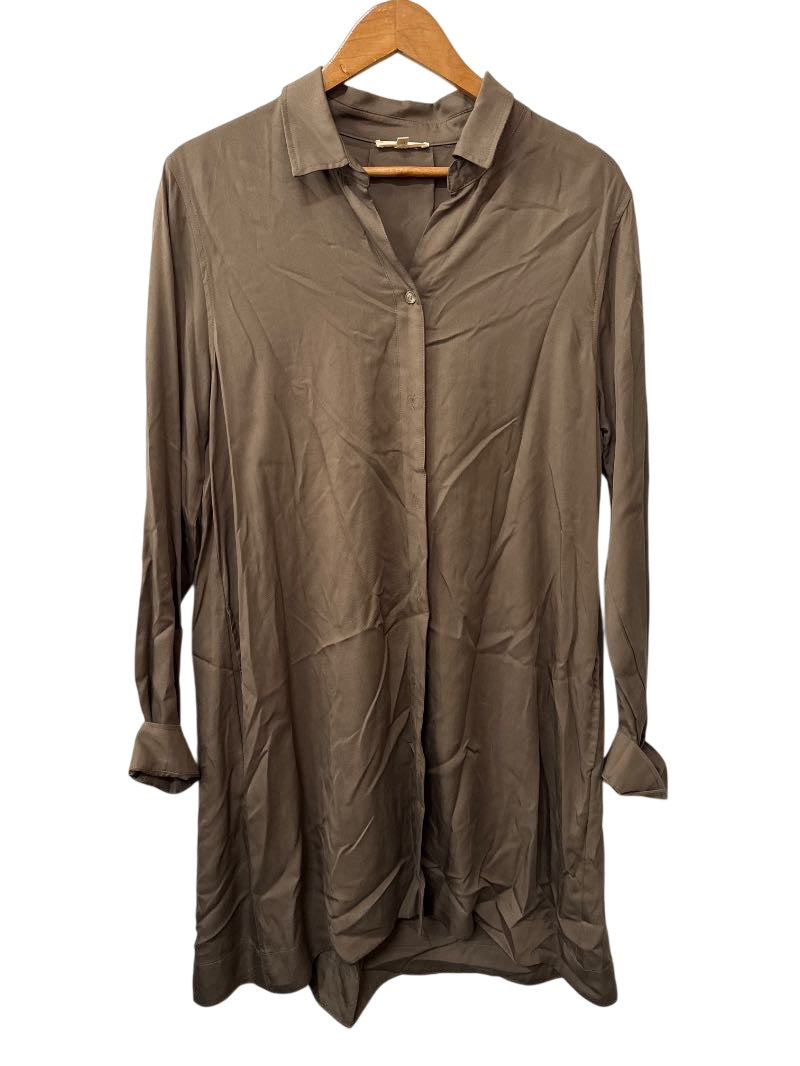 Mystery  Long Sleeve Shirt Dress Dresses