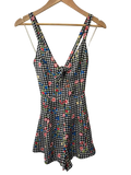 Lush Floral Gingham Dresses