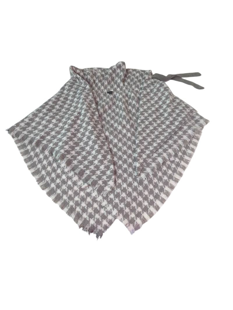 Ann Taylor Houndstooth Shawl Outerwear