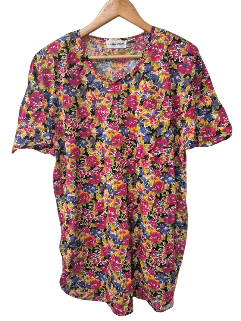 Lauren Brooke Floral T-Shirt Vintage