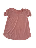 First Love V-Neck Puff Sleeve Short Sleeves