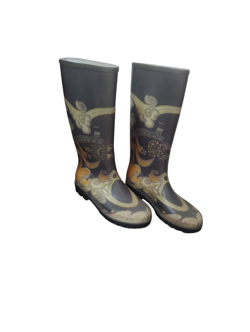 Emilio Pucci Patterned Rain Boots Boots