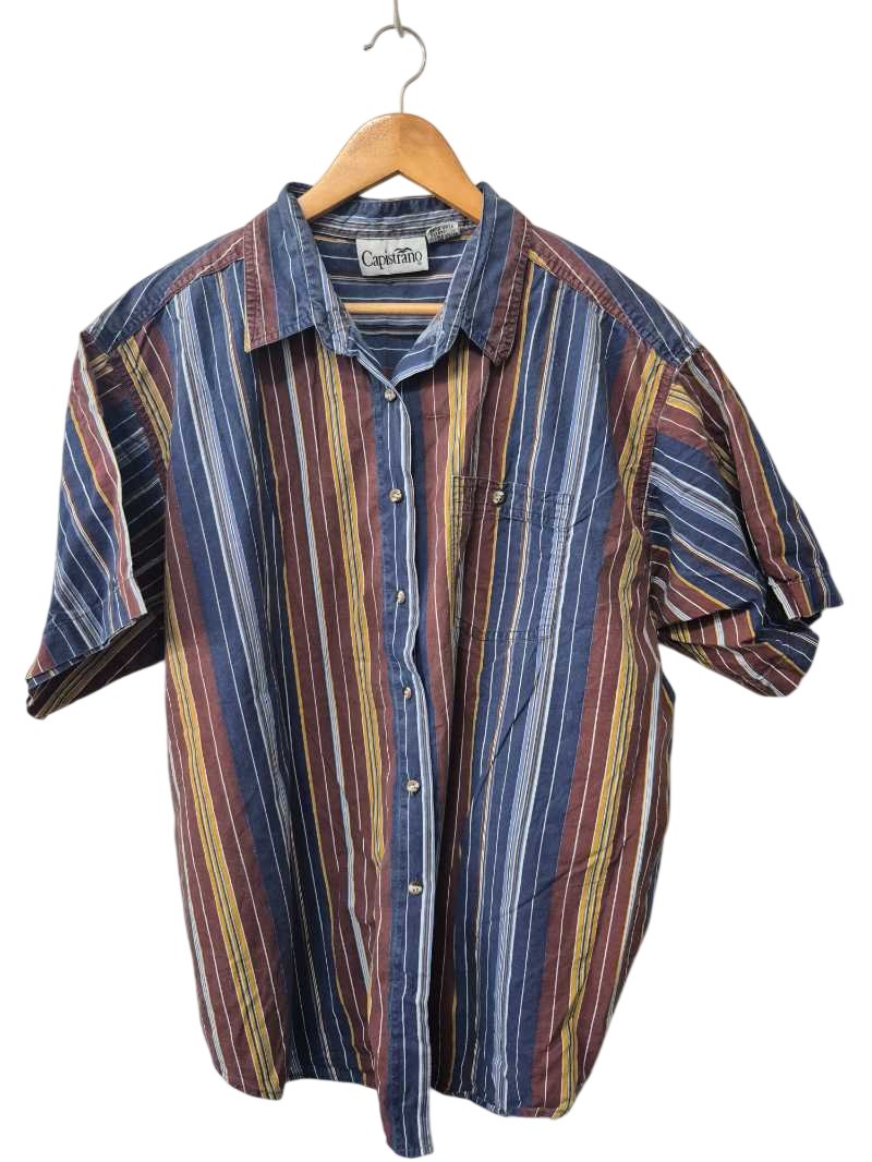 Capiatrano Striped Button-Up Shirt Vintage