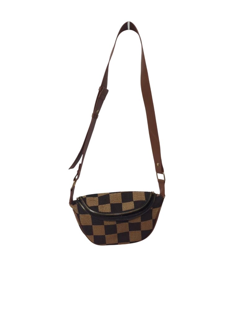 Checkered Sling Handbags