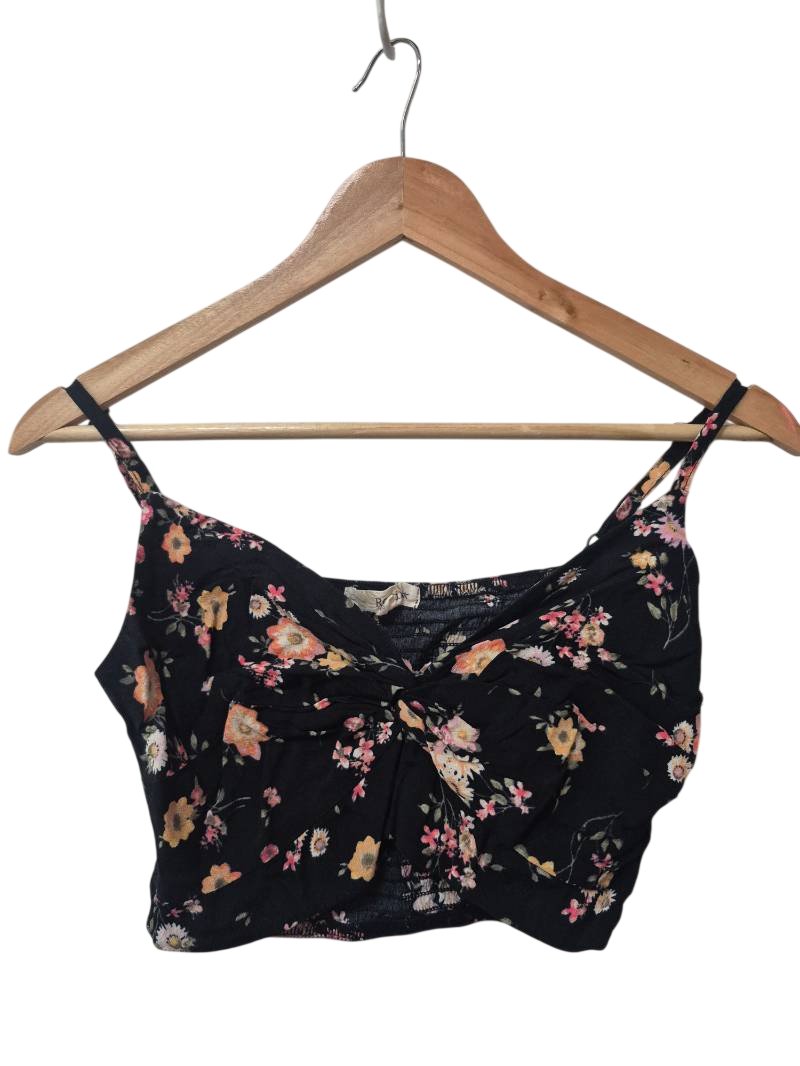 Rewind Floral Cropped Tanks