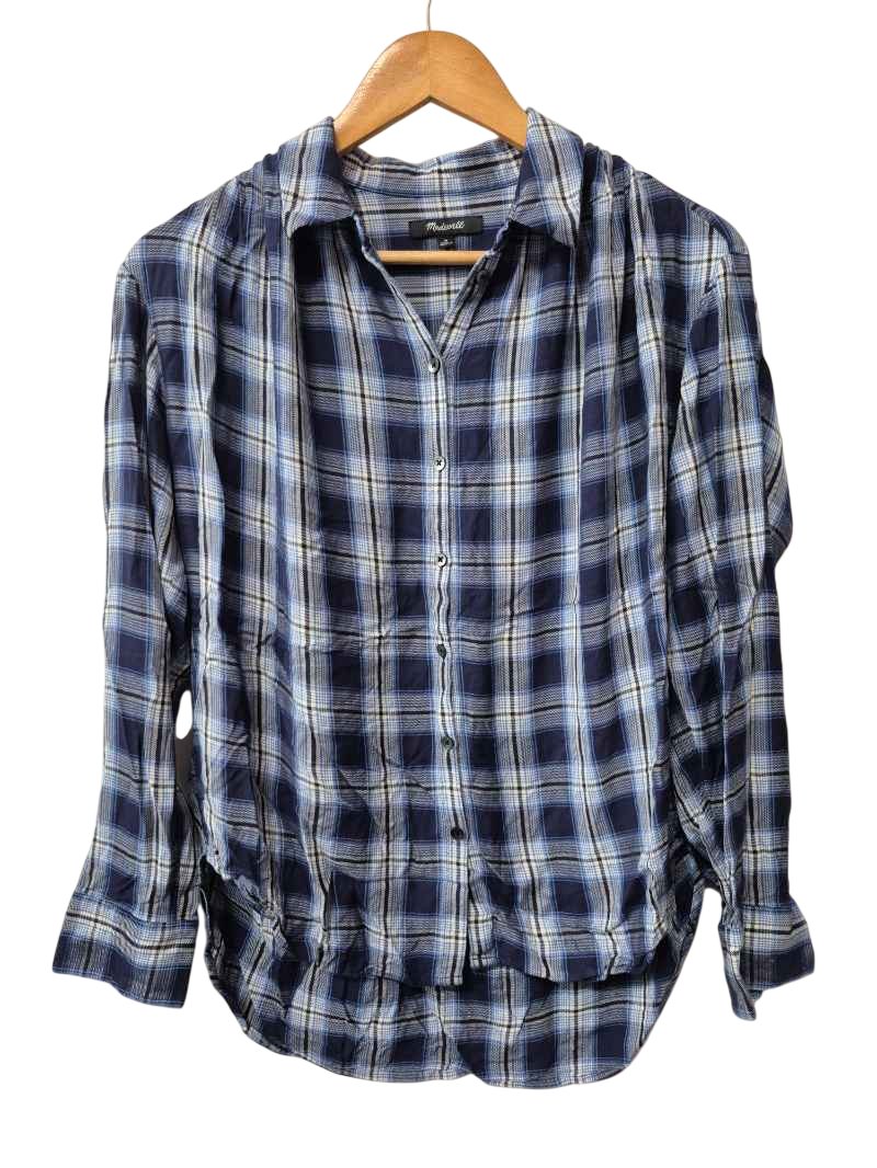 Madewell Plaid Button-Up Men's