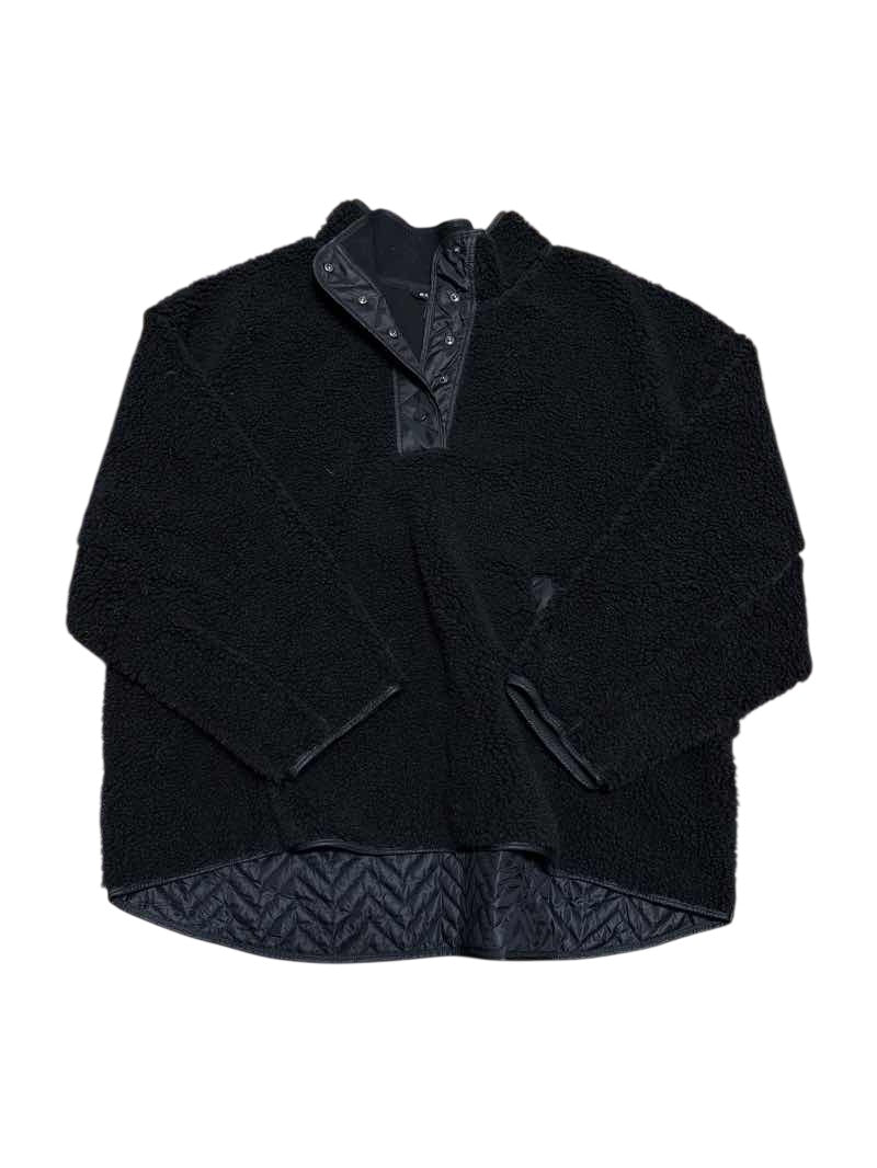 Athelta Sherpa Snap Pullover Long Sleeves