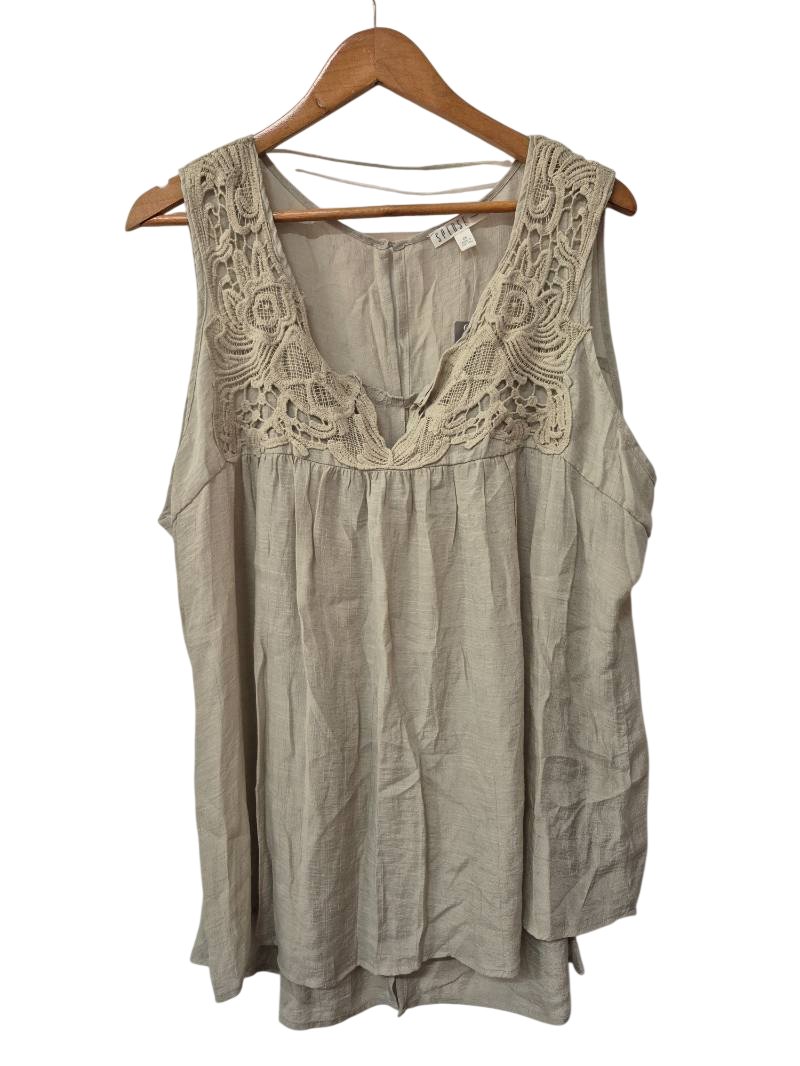 Spense Crochet Sleeveless Tanks