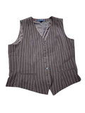 Chaps Pinstripe Vest Tanks
