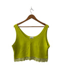 Mister Noah Lace Trim Crop Top Vintage
