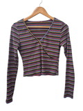 Pacsun Basics Wrap Crop Long Sleeves